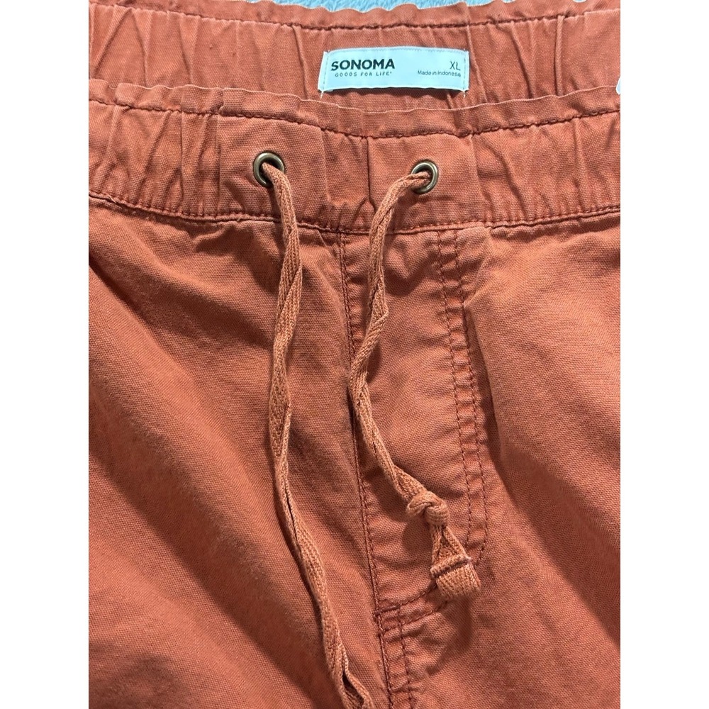 Sonoma XL Rust Womens Drawstring Pull-on Pants Boho Casual - Picture 6 of 9